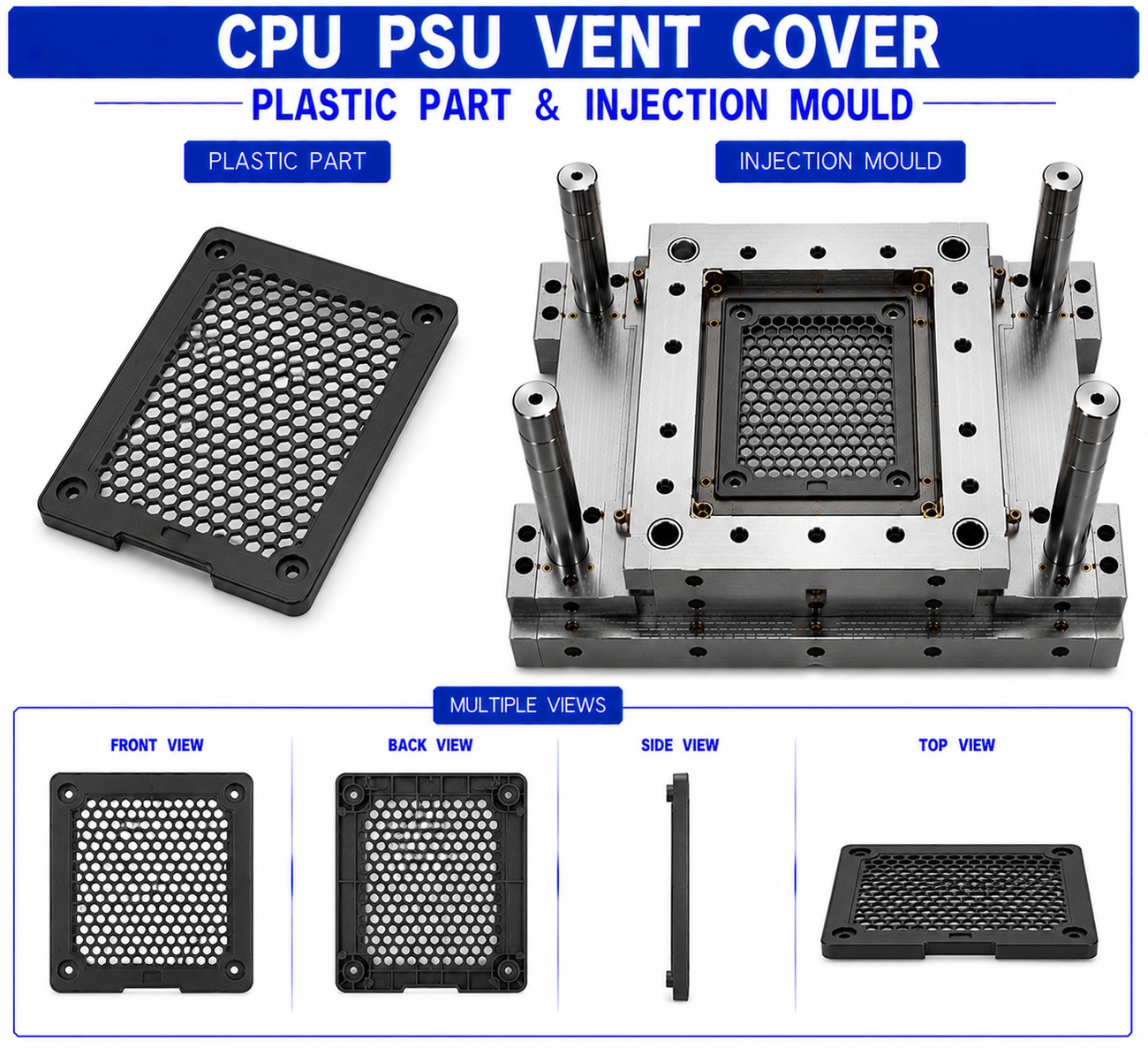 CPU Plastic PSU Vent Cover